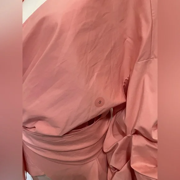 New York & Company Pink Wrap Blouse with 3/4 Sleeves-NWOT - Picture 6 of 9